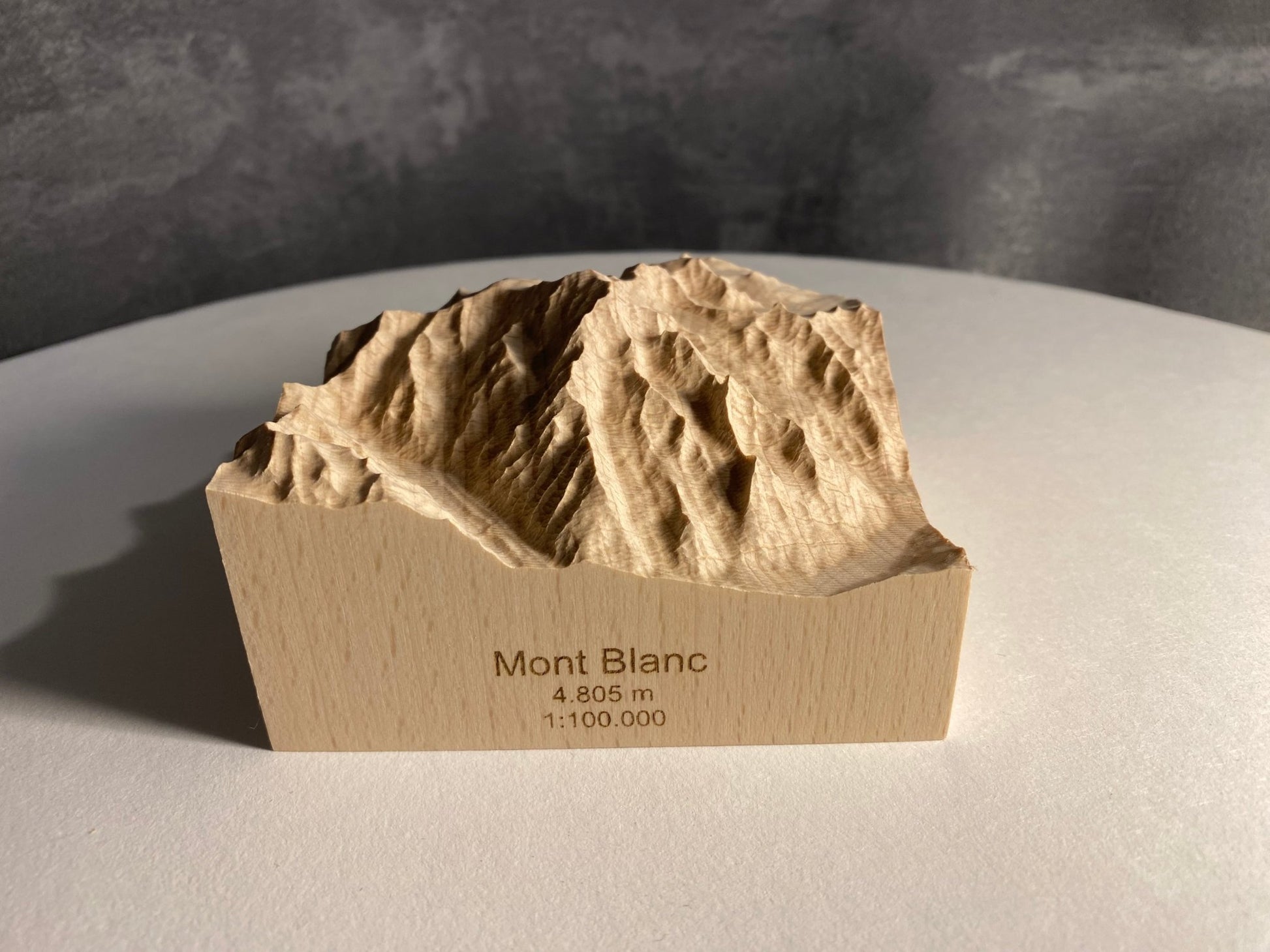 SUMMIT - Bergrelief Mont Blanc - TreeDimension